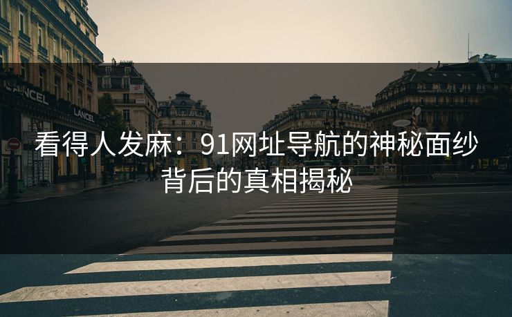 看得人发麻：91网址导航的神秘面纱背后的真相揭秘